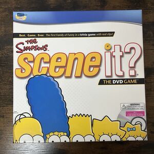 The Simpsons Scene It? DVD Game Complete Mattel Family Movie Trivia Excellent